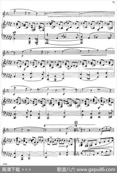 15首古典萨克斯独奏曲：15、FantasyPiece（中音萨克斯+钢琴伴奏）
