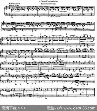 12首为孩子们而作的四手联弹曲Op.85（四手联弹）（4）|罗伯特·舒曼