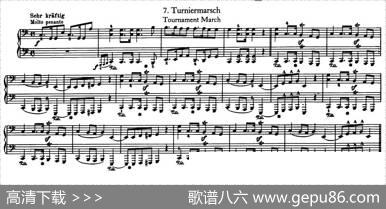 12首为孩子们而作的四手联弹曲Op.85（四手联弹）（7）|罗伯特·舒曼
