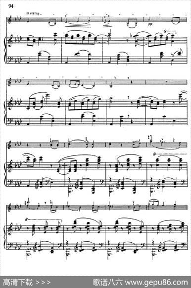 摇篮曲（CradleSong）（小提琴+钢琴伴奏）|[德]布拉姆斯[美]斯保尔廷