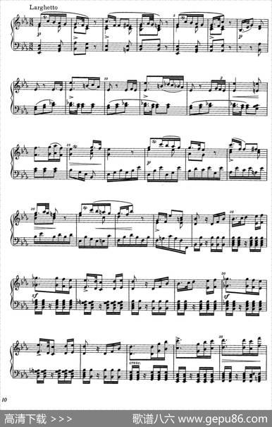 降B大调钢琴奏鸣曲（PianoSonatainB-flatMajorOp.1）|理查德·瓦格纳