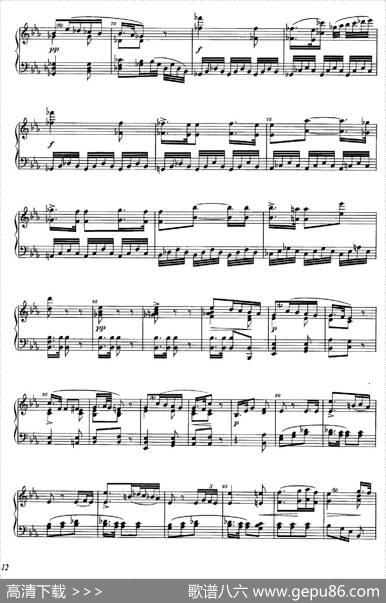 降B大调钢琴奏鸣曲（PianoSonatainB-flatMajorOp.1）|理查德·瓦格纳