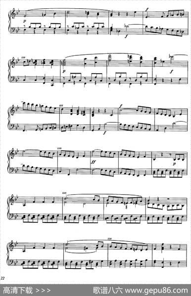 降B大调钢琴奏鸣曲（PianoSonatainB-flatMajorOp.1）|理查德·瓦格纳
