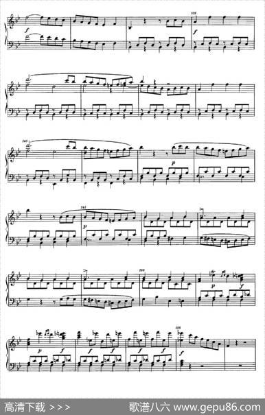 降B大调钢琴奏鸣曲（PianoSonatainB-flatMajorOp.1）|理查德·瓦格纳