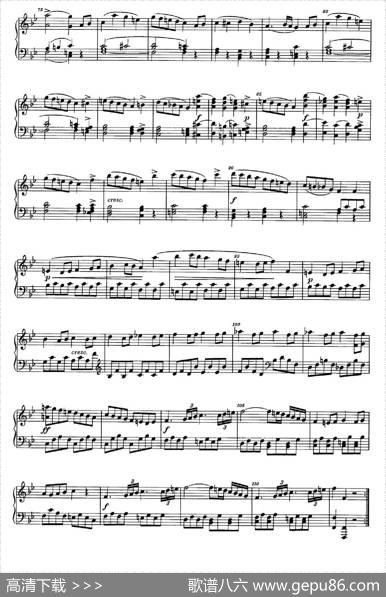 降B大调钢琴奏鸣曲（PianoSonatainB-flatMajorOp.1）|理查德·瓦格纳