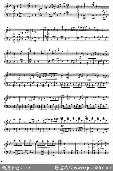 降B大调钢琴奏鸣曲（PianoSonatainB-flatMajorOp.1）|理查德·瓦格纳