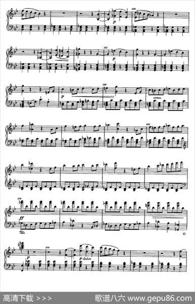 降B大调钢琴奏鸣曲（PianoSonatainB-flatMajorOp.1）|理查德·瓦格纳