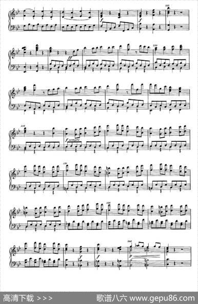 降B大调钢琴奏鸣曲（PianoSonatainB-flatMajorOp.1）|理查德·瓦格纳
