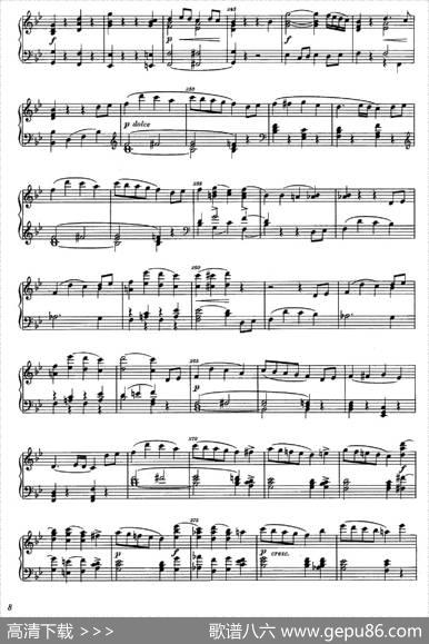 降B大调钢琴奏鸣曲（PianoSonatainB-flatMajorOp.1）|理查德·瓦格纳