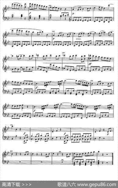 降B大调钢琴奏鸣曲（PianoSonatainB-flatMajorOp.1）|理查德·瓦格纳