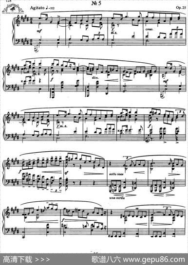 9首玛祖卡舞曲Op.25（No.5）|亚力山大·斯克里亚宾