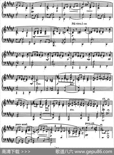 9首玛祖卡舞曲Op.25（No.6）|亚力山大·斯克里亚宾