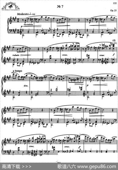 9首玛祖卡舞曲Op.25（No.7）|亚力山大·斯克里亚宾