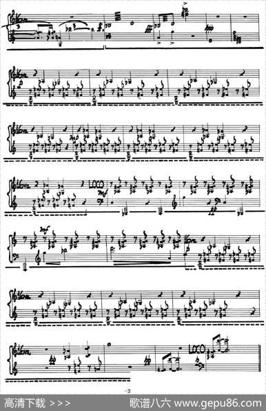 为加料钢琴而作的奏鸣曲与间奏曲（SECONDINTERLUDE）|约翰·凯奇