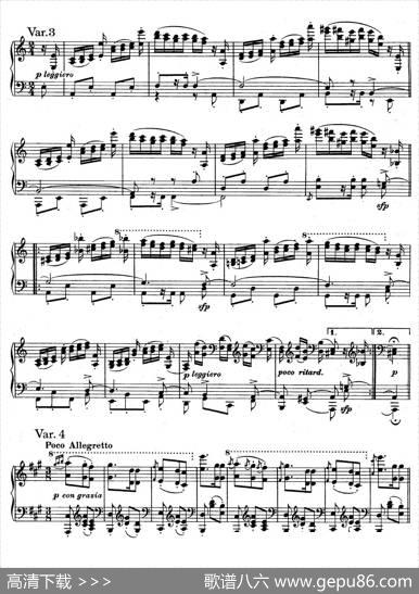 帕格尼尼主题变奏曲（Op.35Livre2）|约翰内斯·勃拉姆斯
