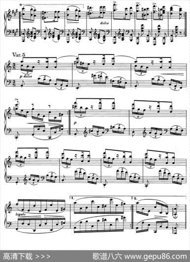 帕格尼尼主题变奏曲（Op.35Livre2）|约翰内斯·勃拉姆斯