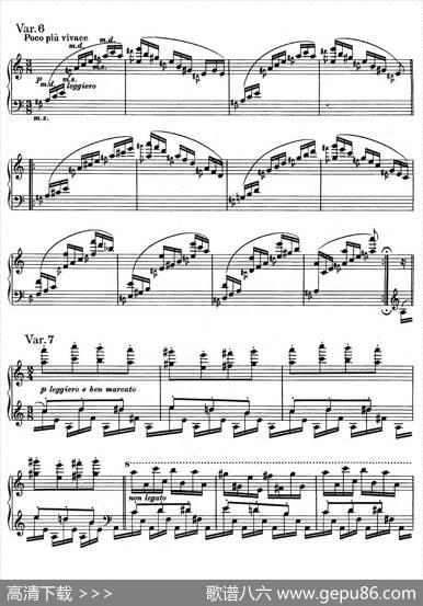 帕格尼尼主题变奏曲（Op.35Livre2）|约翰内斯·勃拉姆斯