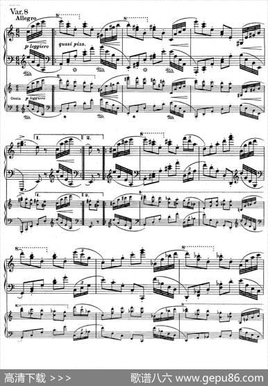 帕格尼尼主题变奏曲（Op.35Livre2）|约翰内斯·勃拉姆斯