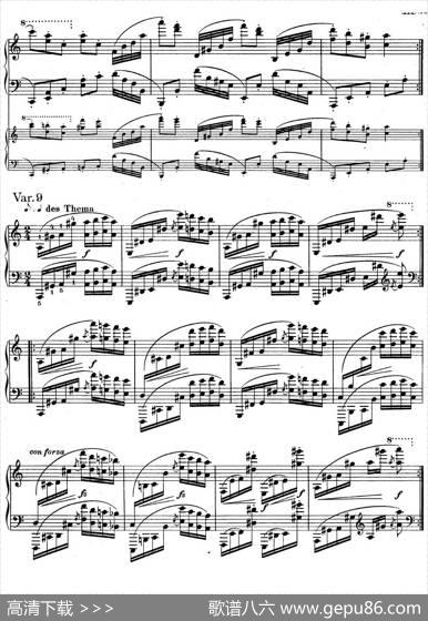 帕格尼尼主题变奏曲（Op.35Livre2）|约翰内斯·勃拉姆斯