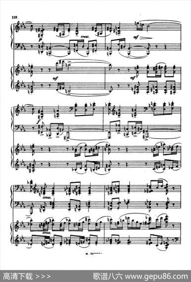 交响舞曲SymphonicDanceOp.45（双钢琴）|谢尔盖·拉赫玛尼诺夫