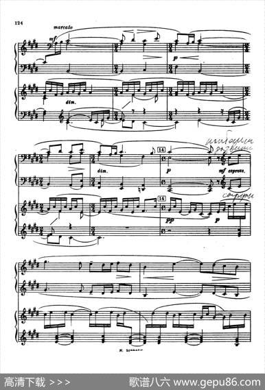 交响舞曲SymphonicDanceOp.45（双钢琴）|谢尔盖·拉赫玛尼诺夫