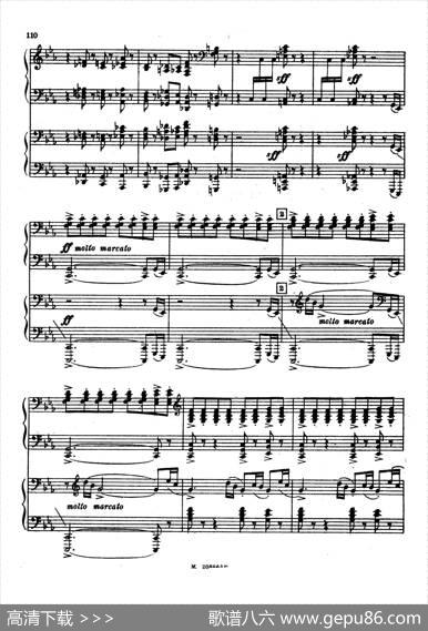 交响舞曲SymphonicDanceOp.45（双钢琴）|谢尔盖·拉赫玛尼诺夫