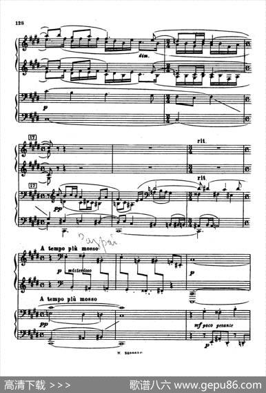 交响舞曲SymphonicDanceOp.45（双钢琴）|谢尔盖·拉赫玛尼诺夫