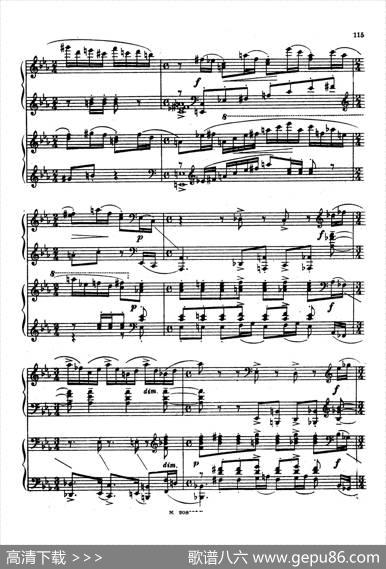 交响舞曲SymphonicDanceOp.45（双钢琴）|谢尔盖·拉赫玛尼诺夫
