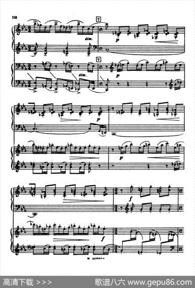 交响舞曲SymphonicDanceOp.45（双钢琴）|谢尔盖·拉赫玛尼诺夫