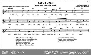 PAT-A-PAN（WILLIE,TAKEYOURLITTLEDRUM）
