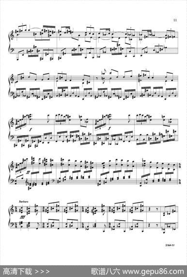 PianoSonataNo.8（第八钢琴奏鸣曲）（1）|里奥·奥恩斯坦