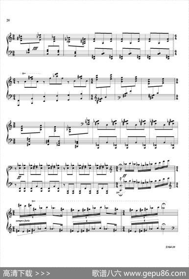PianoSonataNo.8（第八钢琴奏鸣曲）（1）|里奥·奥恩斯坦