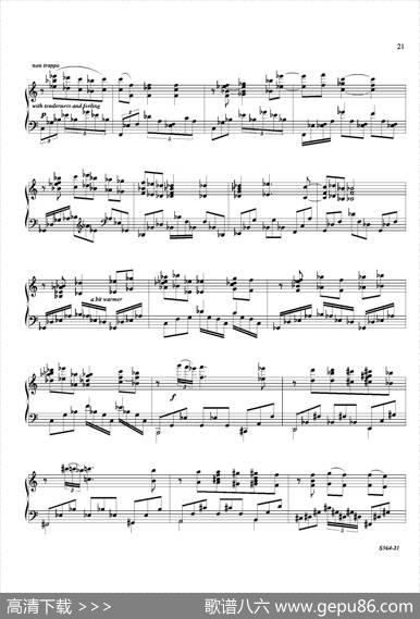 PianoSonataNo.8（第八钢琴奏鸣曲）（1）|里奥·奥恩斯坦