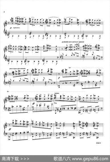 PianoSonataNo.8（第八钢琴奏鸣曲）（1）|里奥·奥恩斯坦