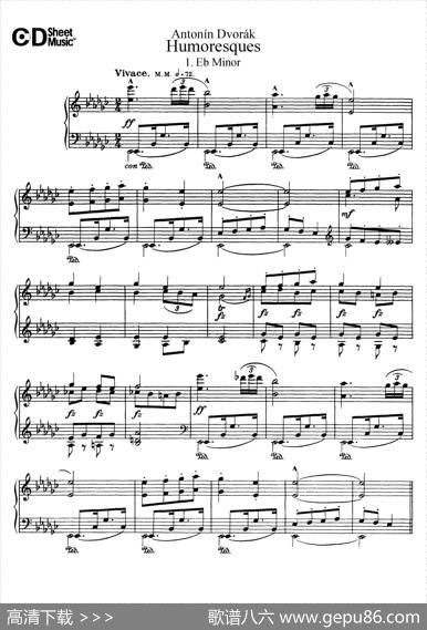8HumoresquesOp.101（8首幽默曲·1）|安东宁·德沃