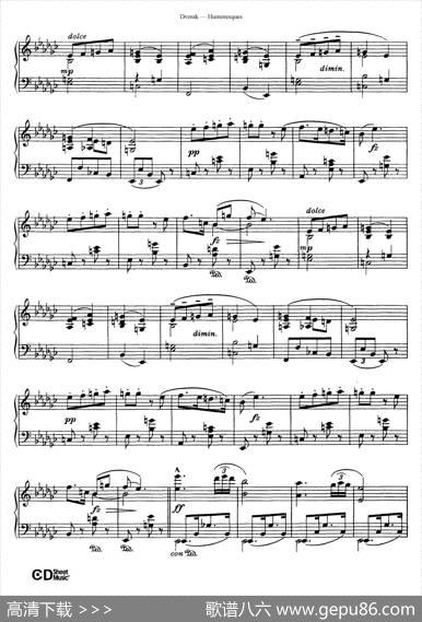 8HumoresquesOp.101（8首幽默曲·1）|安东宁·德沃