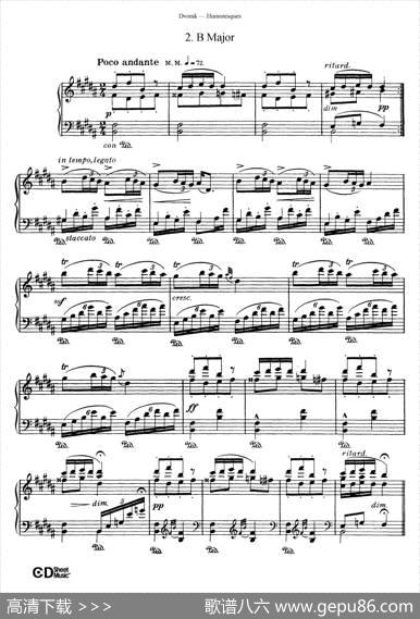 8HumoresquesOp.101（8首幽默曲·2）|安东宁·德沃