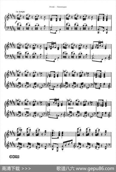 8HumoresquesOp.101（8首幽默曲·2）|安东宁·德沃