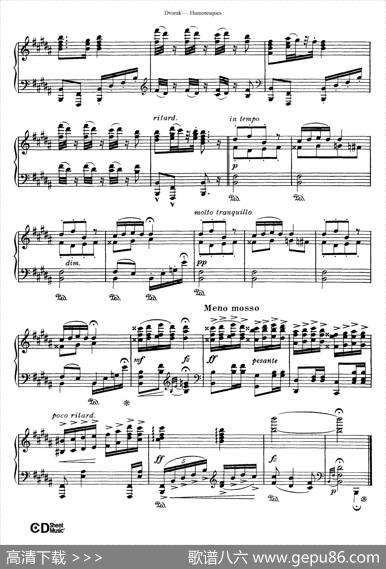 8HumoresquesOp.101（8首幽默曲·2）|安东宁·德沃