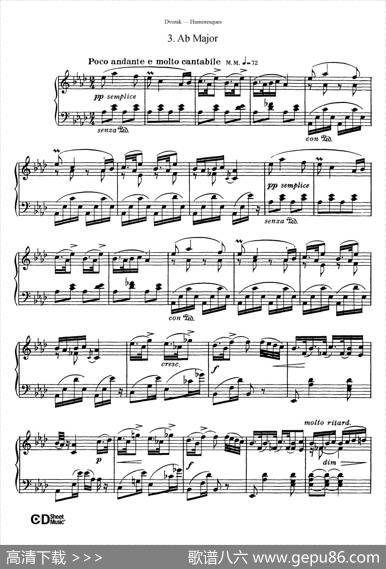 8HumoresquesOp.101（8首幽默曲·3）|安东宁·德沃