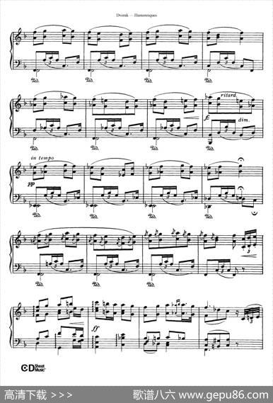 8HumoresquesOp.101（8首幽默曲·4）|安东宁·德沃