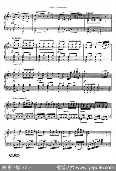 8HumoresquesOp.101（8首幽默曲·4）|安东宁·德沃