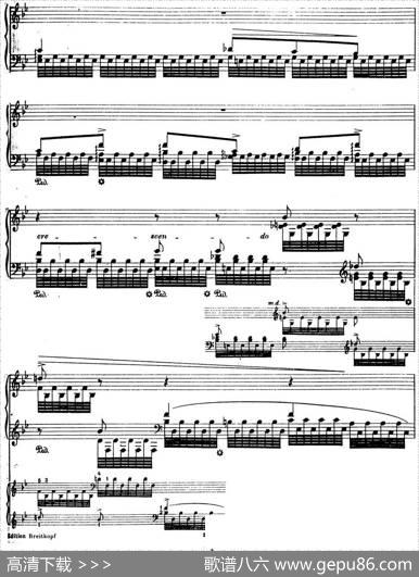 6首帕格尼尼大练习曲（TremoloEtudeNr.1）|弗兰茨·李斯特