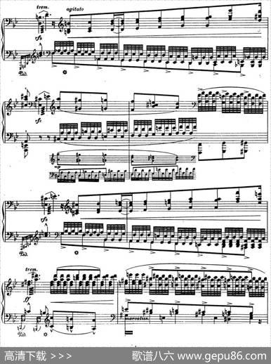 6首帕格尼尼大练习曲（TremoloEtudeNr.1）|弗兰茨·李斯特