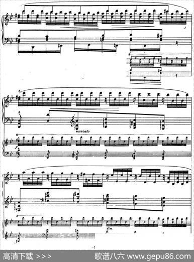 6首帕格尼尼大练习曲（TremoloEtudeNr.1）|弗兰茨·李斯特