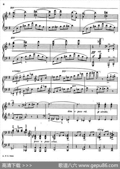 2首玛祖卡舞曲（1）（TwoMazurkasOp.28No.1）|西基斯蒙德·斯托霍夫斯