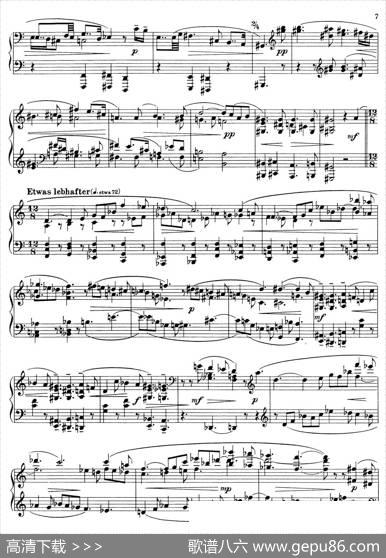 PianoSonataNo.1（第一钢琴奏鸣曲·Ⅱ）|保罗·亨德米特