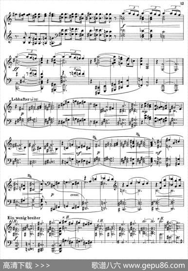 PianoSonataNo.1（第一钢琴奏鸣曲·Ⅲ）|保罗·亨德米特