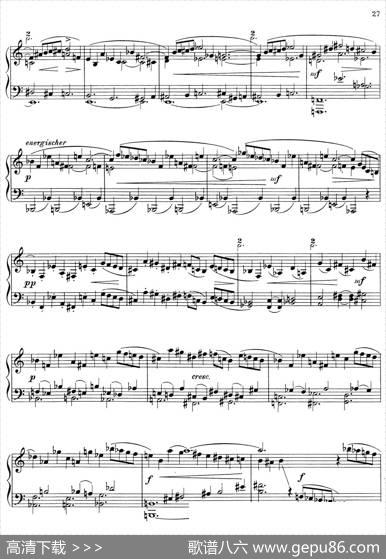 PianoSonataNo.1（第一钢琴奏鸣曲Ⅴ）|保罗·亨德米特