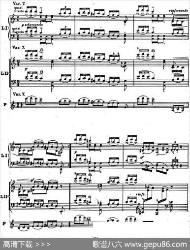 6首帕格尼尼大练习曲（ThemamitVariationenEtudeNr.6）|弗兰茨·李斯特